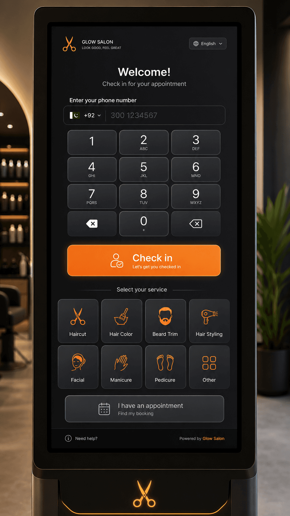 LEO Self-Service Kiosk screenshot