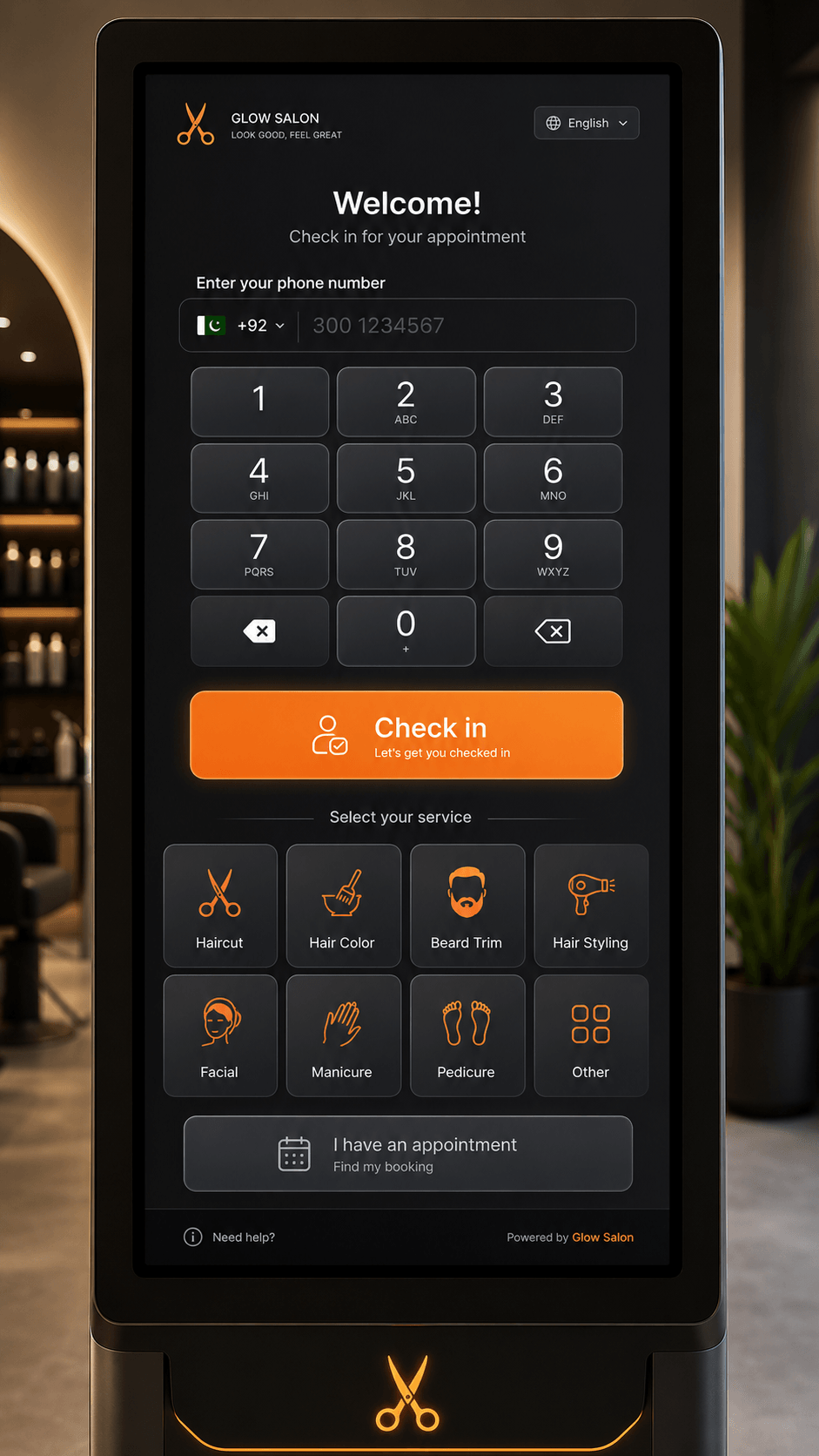 LEO Self-Service Kiosk screenshot