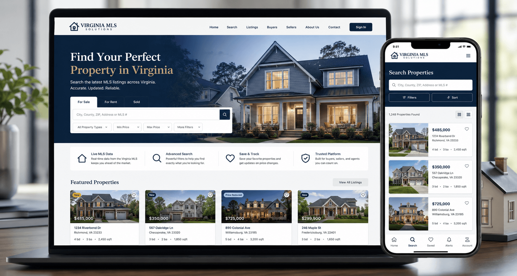 Virginia MLS Solutions screenshot